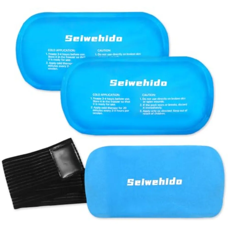 Ice Packs for Injuries Reusable Gel 2 Hot Cold Compress Therapy Pack with Adjustable Strap Soft Ice Wraps for Ankle Knee Leg Ne
Ice Packs for Injuries Reusable Gel 2 Hot Cold Compress Therapy Pack with Adjustable Strap Soft Ice Wraps for Ankle Knee Leg Ne