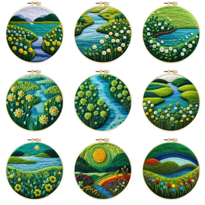 GATYZTORY Felt Needle Felting Wool Kit For Beginner DIY Wool Felting Painting With Embroidery Scenery Tools Decoration Wools
GATYZTORY Felt Needle Felting Wool Kit For Beginner DIY Wool Felting Painting With Embroidery Scenery Tools Decoration Wools