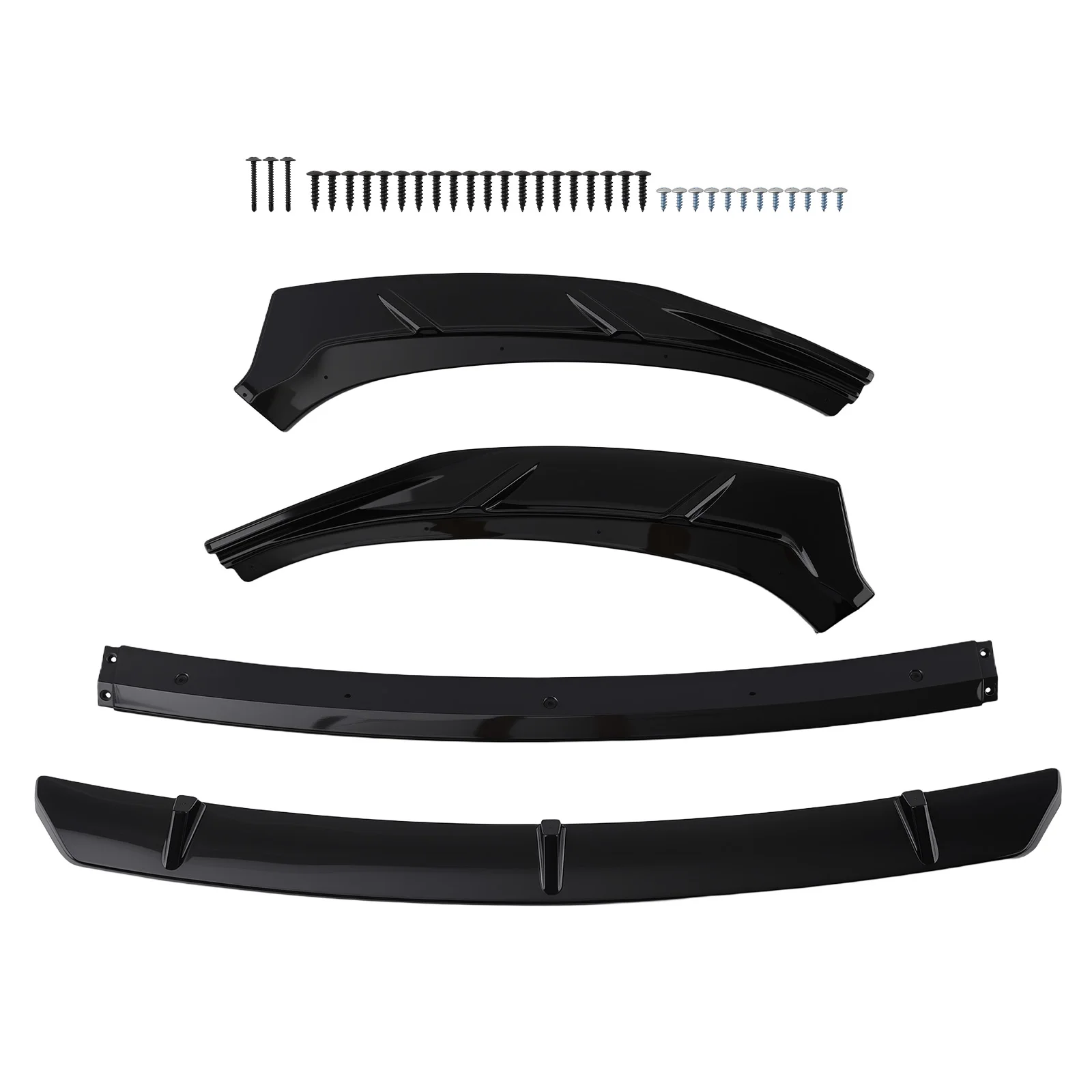 Black Spoiler Splitter Kit 4PC for KIA K5 2021-24 Front Lower Bumper Lip
Black Spoiler Splitter Kit 4PC for KIA K5 2021-24 Front Lower Bumper Lip