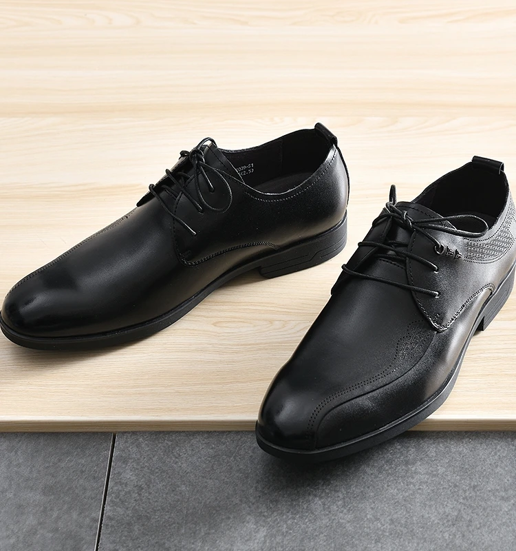 Gentleman's Formal Top Layer Cowhide Men's Spring Summer New Business Casual Lace-Up Genuine Leather Shoes Rubber Outsole
Gentleman's Formal Top Layer Cowhide Men's Spring Summer New Business Casual Lace-Up Genuine Leather Shoes Rubber Outsole