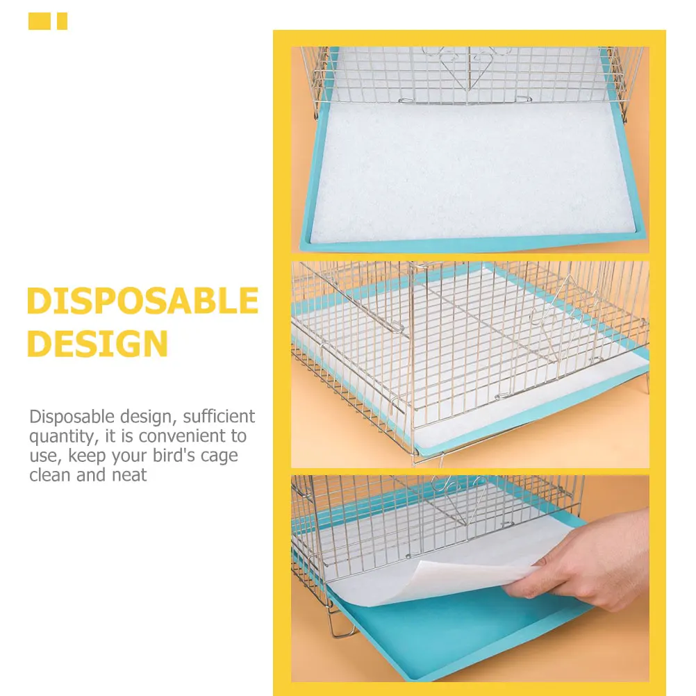 300 Pcs Thickened Paper Pad Bird Cage Liners Birdcage Accessories Papers Birdcages
300 Pcs Thickened Paper Pad Bird Cage Liners Birdcage Accessories Papers Birdcages