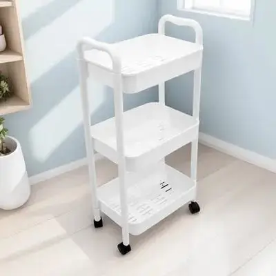 Multi Tier Rolling Cart 2 Layers White Storage ganizer Wheels for Kitchen Bathroom Dorm Office Bookshelf Narrow Shelves PP
Multi Tier Rolling Cart 2 Layers White Storage ganizer Wheels for Kitchen Bathroom Dorm Office Bookshelf Narrow Shelves PP