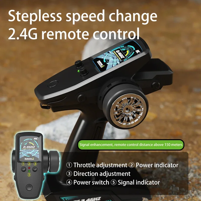2.4G 1/18 RC High Speed 4WD Off-road Car Full Scale LED Lights Remote Control Brushless Racing Vehicle Kids Toys Boys Game Gift
2.4G 1/18 RC High Speed 4WD Off-road Car Full Scale LED Lights Remote Control Brushless Racing Vehicle Kids Toys Boys Game Gift