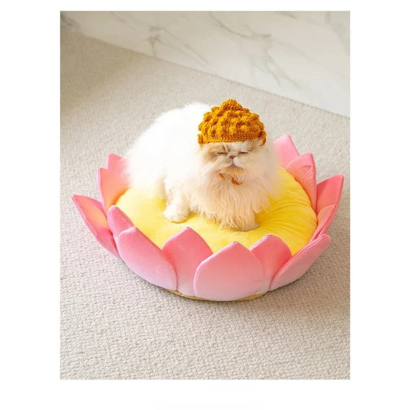 Lotus Cat's Nest Scratching post Integrated All Seasons Creative Scratching post for Lotus Throne in Summer
Lotus Cat's Nest Scratching post Integrated All Seasons Creative Scratching post for Lotus Throne in Summer