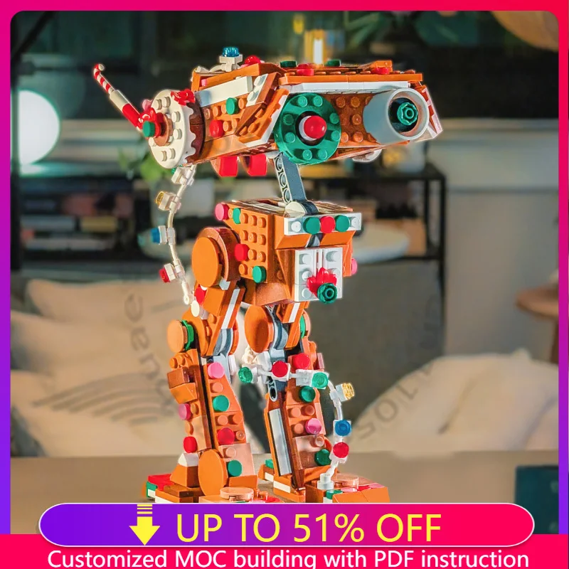 511 PCS Star Battle Series MOC Customize Gingebread BD-1 Model Building Block Brick Technology Assembly DIY Toys Christmas Gifts
511 PCS Star Battle Series MOC Customize Gingebread BD-1 Model Building Block Brick Technology Assembly DIY Toys Christmas Gifts