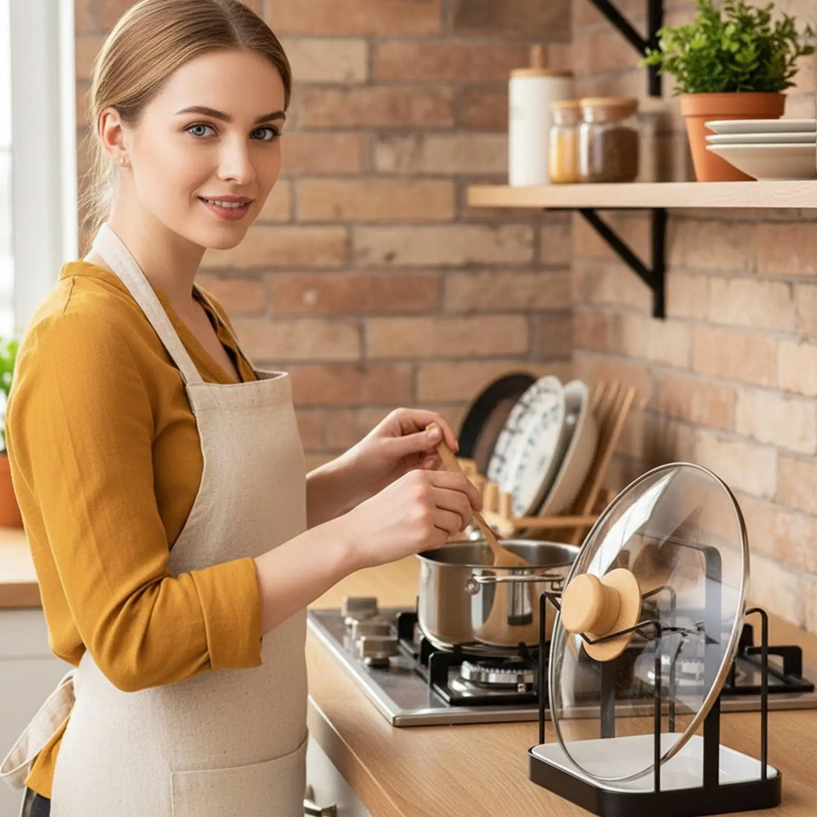 1 шт., стеллаж для разделочной доски с крышкой для кастрюли, держатель для кухонной лопатки, стеллаж для хранения, стеллаж для разделочной доски с крышкой для кастрюли, артефакт
1 шт., стеллаж для разделочной доски с крышкой для кастрюли, держатель для кухонной лопатки, стеллаж для хранения, стеллаж для разделочной доски с крышкой для кастрюли, артефакт