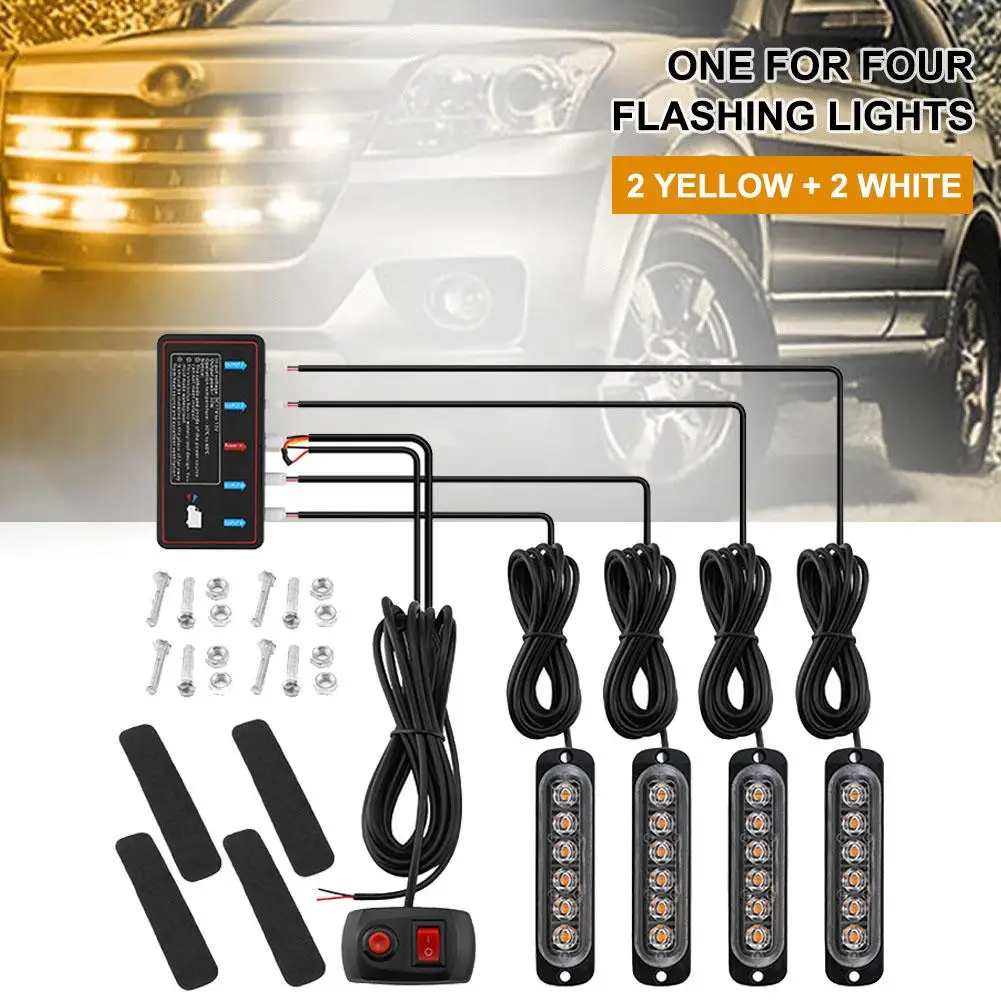 24LED Warning Light LED Trailer Lights Truck Side Indicator Lights LED 12V Grille Car Front Police Lights Emergency 24V Z8S3
24LED Warning Light LED Trailer Lights Truck Side Indicator Lights LED 12V Grille Car Front Police Lights Emergency 24V Z8S3