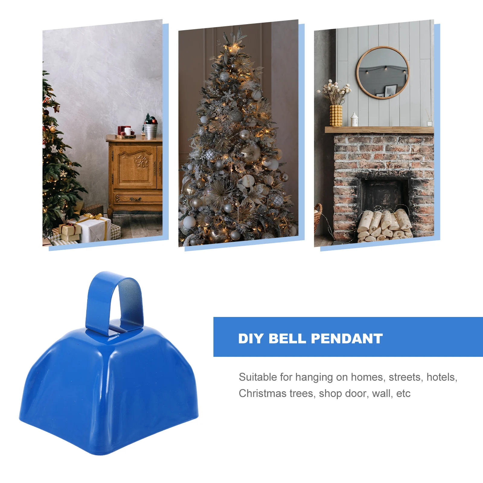 Diy Ornament Iron Small Hanging Decorative Metal Bells Retro Wind Chime Unique Xmas Accessory Compact Christmas Decor Party Bell 
Diy Ornament Iron Small Hanging Decorative Metal Bells Retro Wind Chime Unique Xmas Accessory Compact Christmas Decor Party Bell