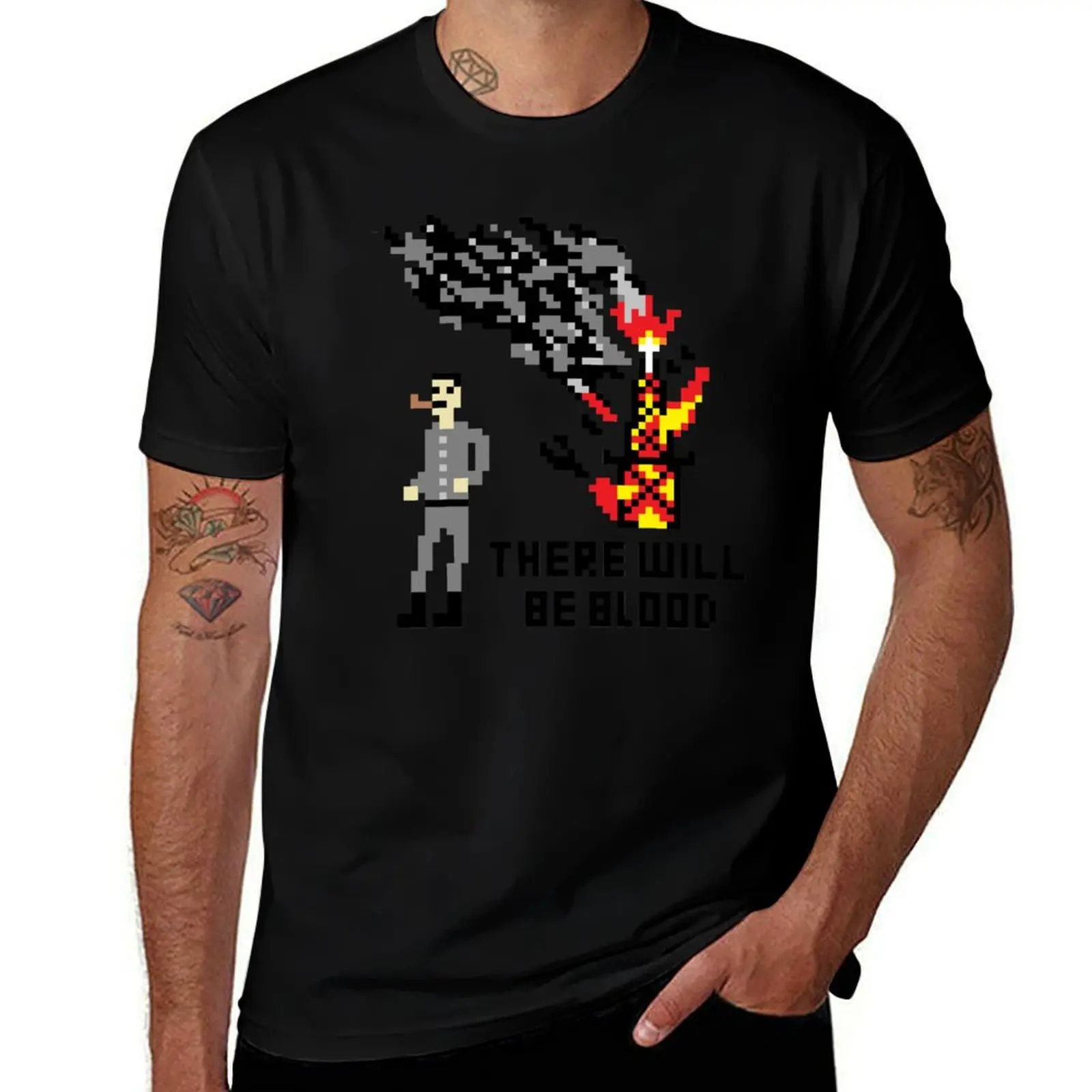 There Will Be Blood Pixel T-Shirt vintage anime shirt clothes sports fans designer t shirt men
There Will Be Blood Pixel T-Shirt vintage anime shirt clothes sports fans designer t shirt men