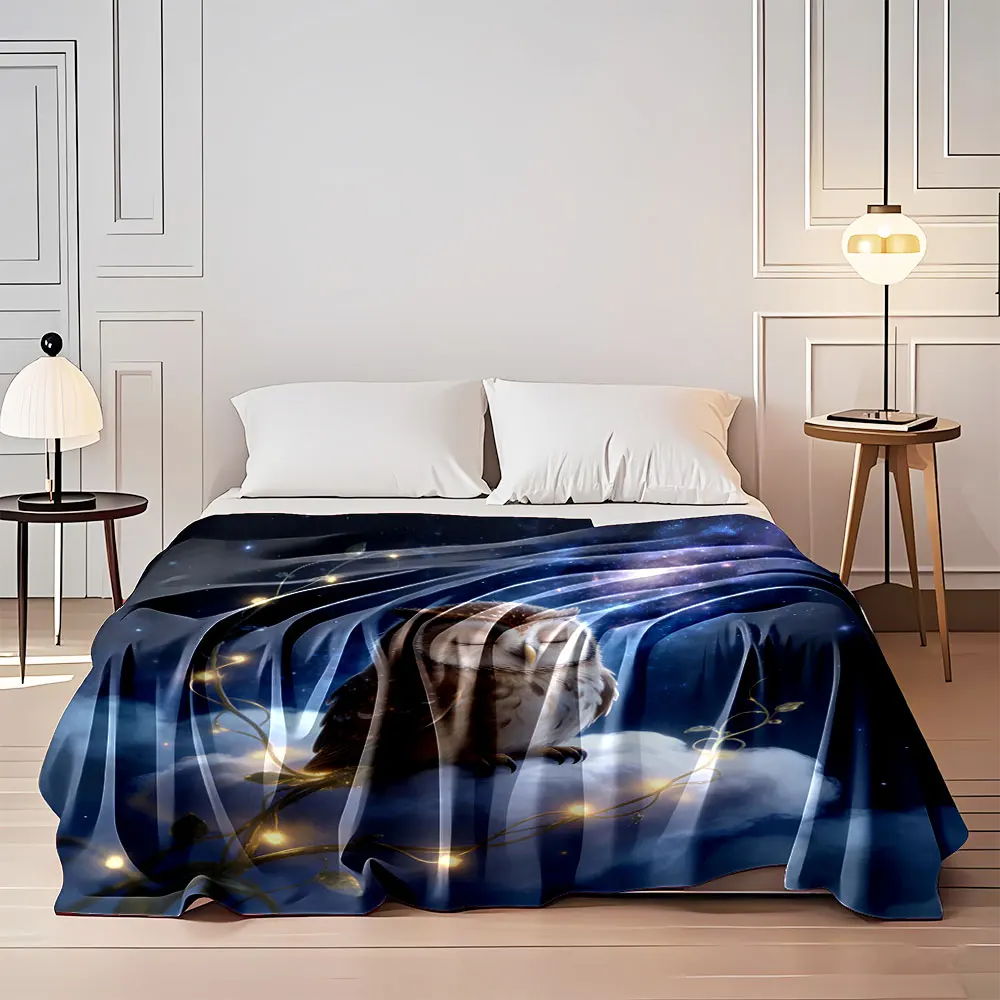 Cute Animals on The Starry Sky and Moon Print Blanket Suitable for All Seasons Adult Children for Sofa Home Travel Camping
Cute Animals on The Starry Sky and Moon Print Blanket Suitable for All Seasons Adult Children for Sofa Home Travel Camping