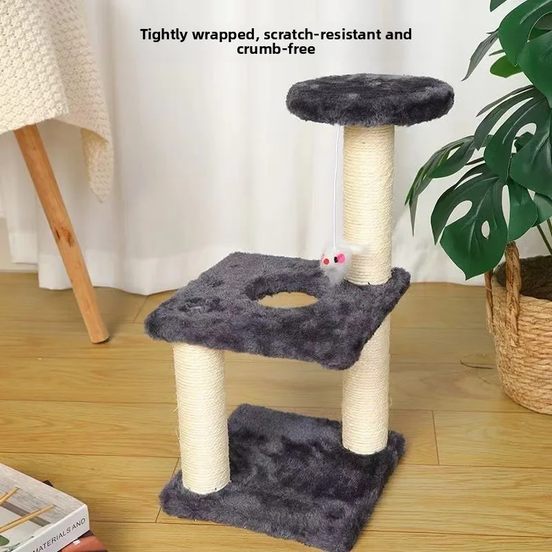 Cat Climbing Frame 2025 Explosion Small Sisal Cat Scratching Column Simple Cat Jumping Platform Cat Tree Cat Toy Cat Tower
Cat Climbing Frame 2025 Explosion Small Sisal Cat Scratching Column Simple Cat Jumping Platform Cat Tree Cat Toy Cat Tower