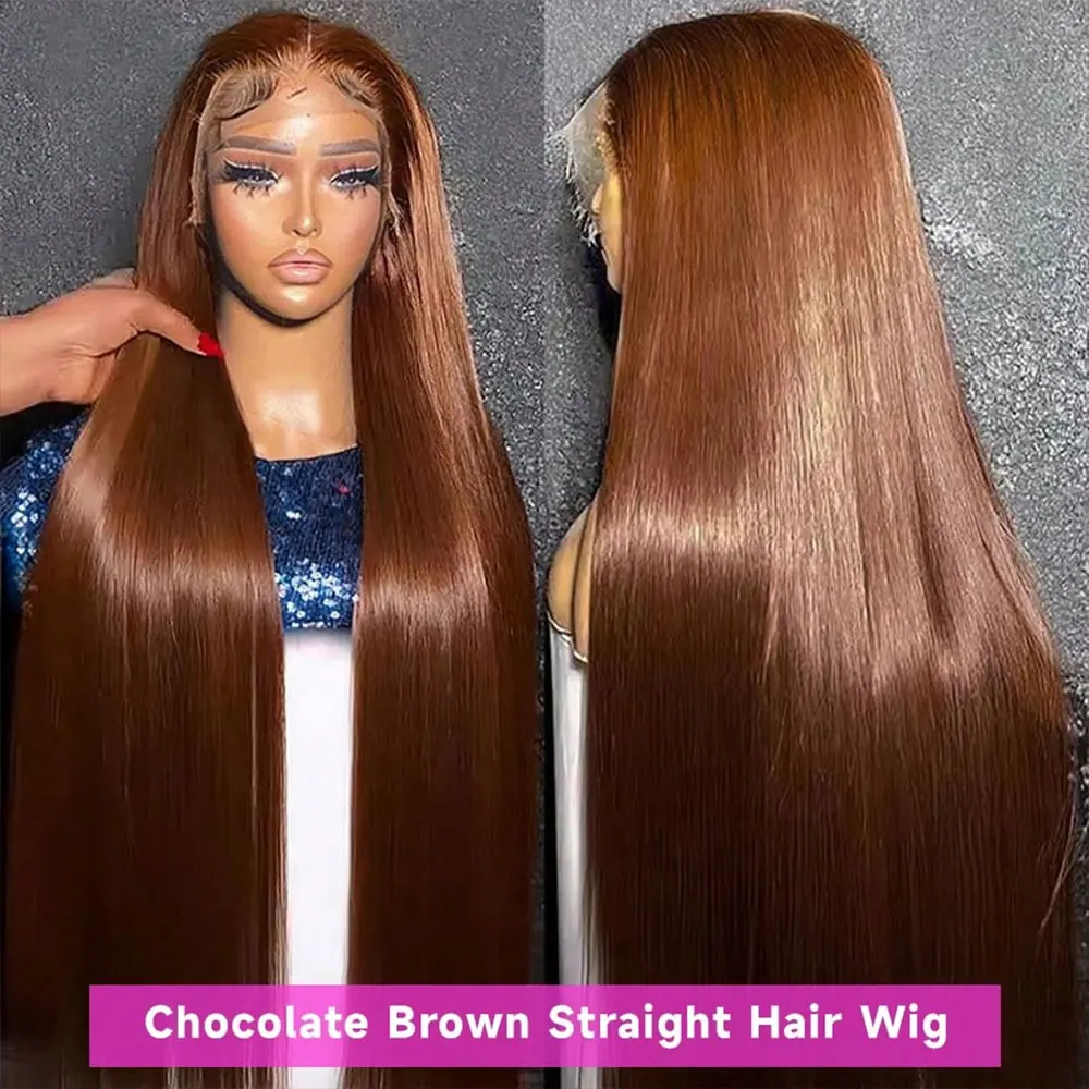 Шоколадно-коричневый прямой парик, парики спереди, 13x4, прозрачный парик фронтальной части шнурка, 13x4, бразильские парики из человеческих волос, плотность 250%
Шоколадно-коричневый прямой парик, парики спереди, 13x4, прозрачный парик фронтальной части шнурка, 13x4, бразильские парики из человеческих волос, плотность 250%