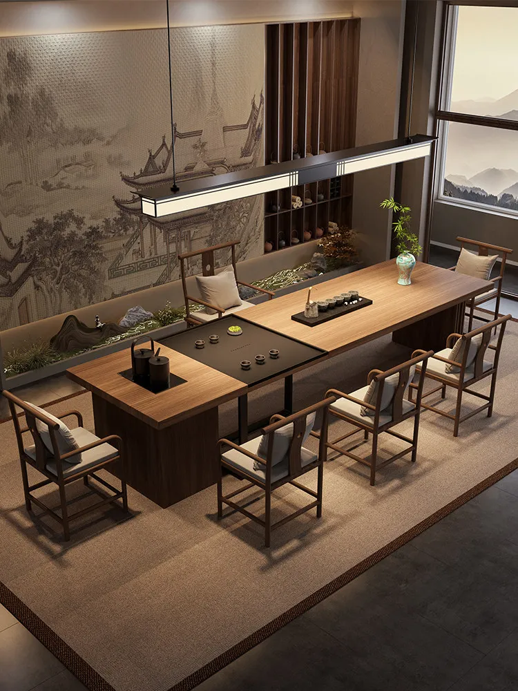 b15 Song Dynasty aesthetics solid wood new Chinese style zen tea table and chair combination
b15 Song Dynasty aesthetics solid wood new Chinese style zen tea table and chair combination