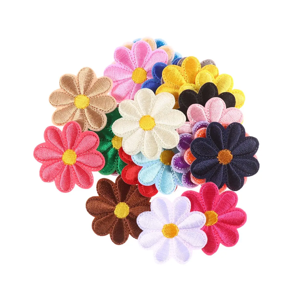 22 pcs Cartoon Embroidery Patches Sunflower Applique Floral Cloth Stickers Sewing Durable Hide Worn Parts Mend Clothes Bag
22 pcs Cartoon Embroidery Patches Sunflower Applique Floral Cloth Stickers Sewing Durable Hide Worn Parts Mend Clothes Bag