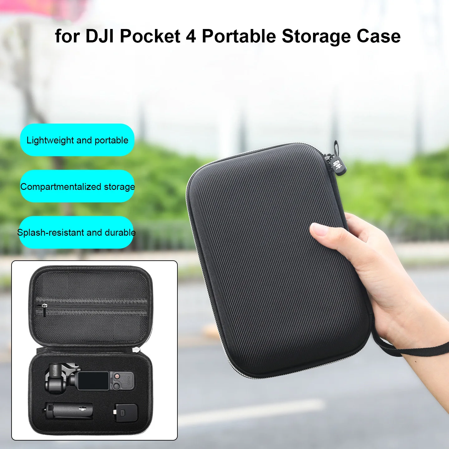 Hard EVA Storage Case for DJI Osmo Pocket 4 Portable Protective Carrying Bag Travel Organizer Camera Accessories
Hard EVA Storage Case for DJI Osmo Pocket 4 Portable Protective Carrying Bag Travel Organizer Camera Accessories