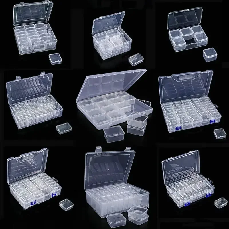 Small Bead Organizer Cases Plastic Organizer Box Mini Clear Bead Storage Container Box with Hinged Lid for DIY Jewelry Supply
Small Bead Organizer Cases Plastic Organizer Box Mini Clear Bead Storage Container Box with Hinged Lid for DIY Jewelry Supply