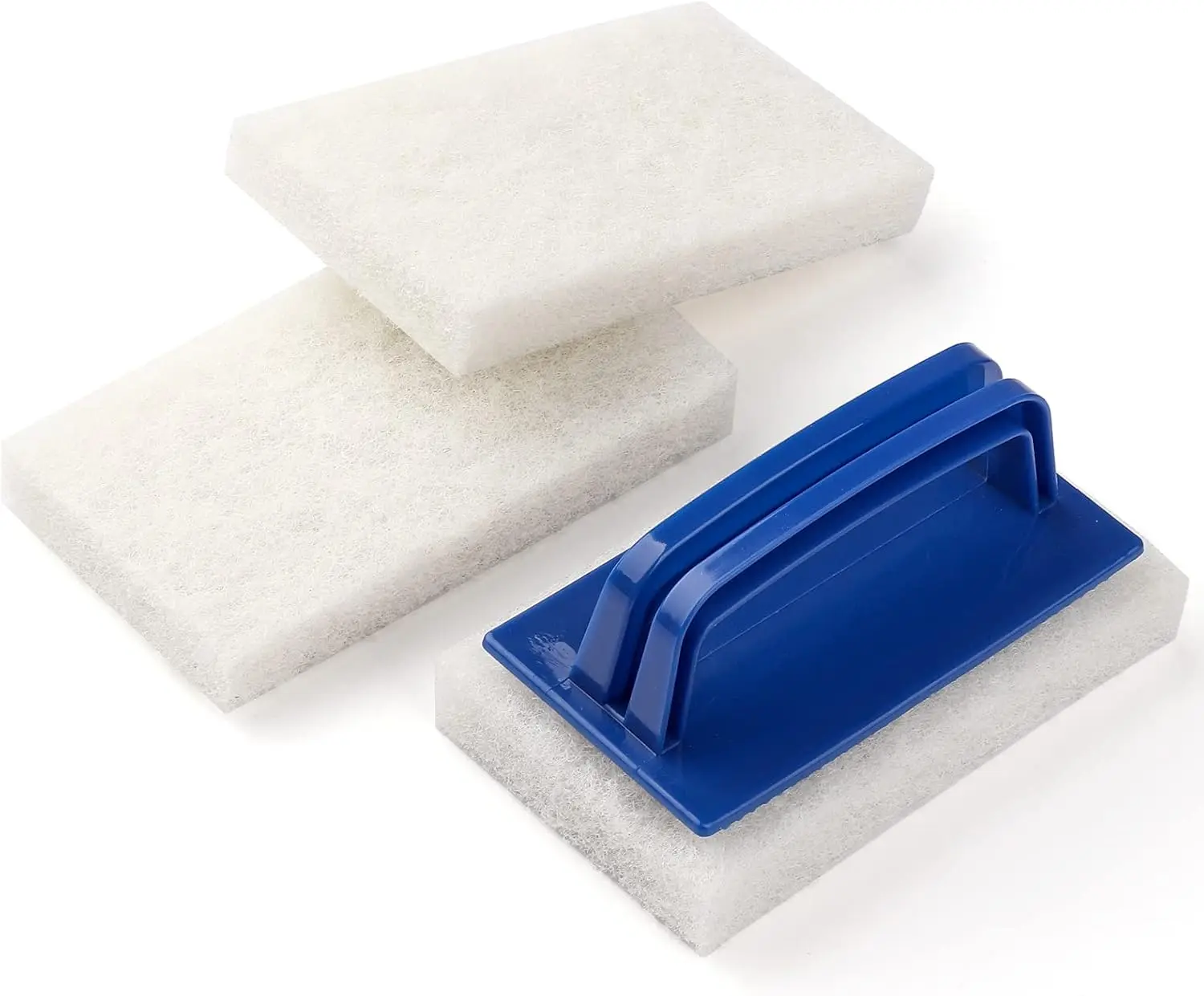 Heavy Duty Scrub Brush with Handle, Non Scratch Cleaning Sponge for Bathroom, Shower, Bathtub, Pool
Heavy Duty Scrub Brush with Handle, Non Scratch Cleaning Sponge for Bathroom, Shower, Bathtub, Pool