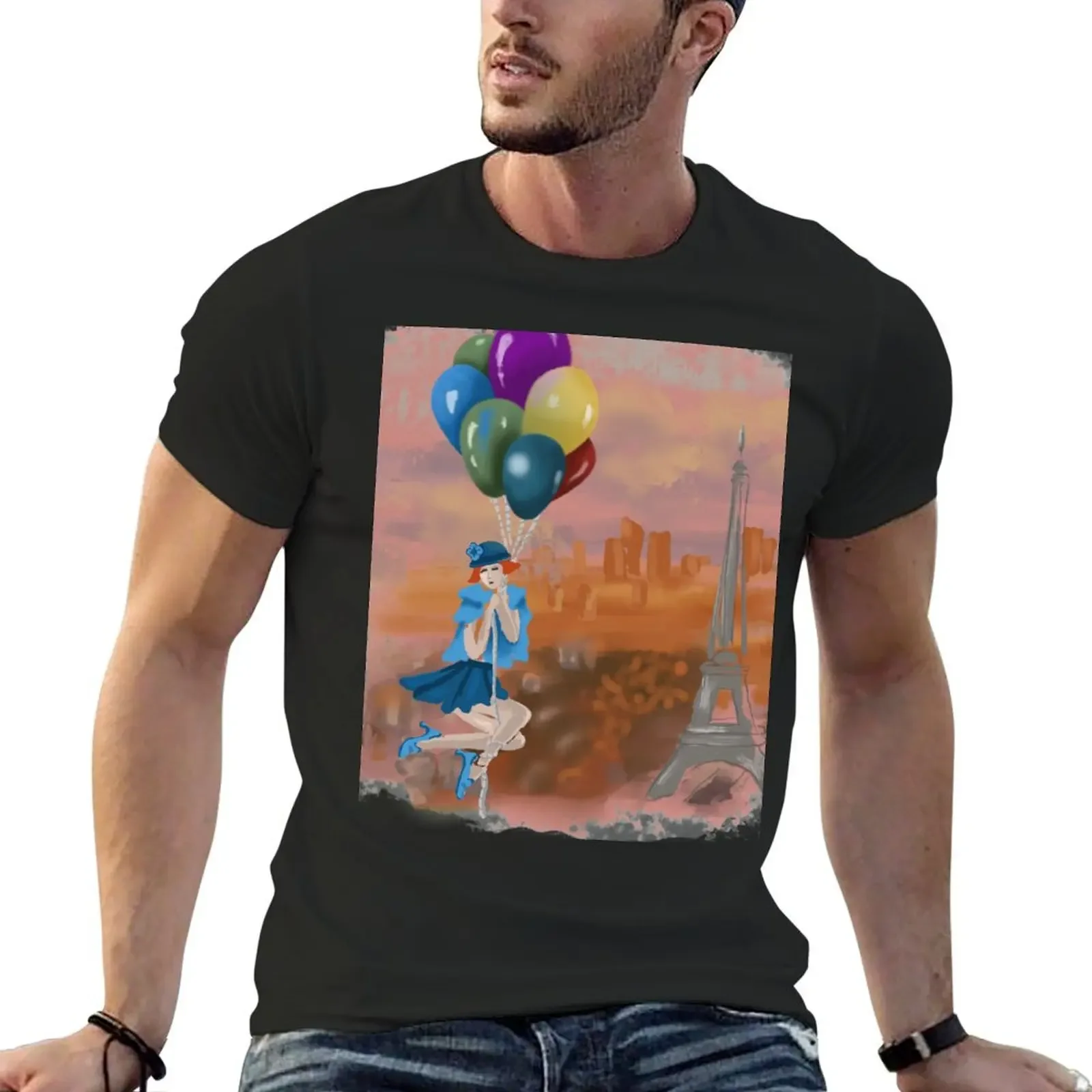 Flying over Paris T-Shirt cotton man t-shirts shirts graphic tees anime stuff plain black t shirts men
Flying over Paris T-Shirt cotton man t-shirts shirts graphic tees anime stuff plain black t shirts men