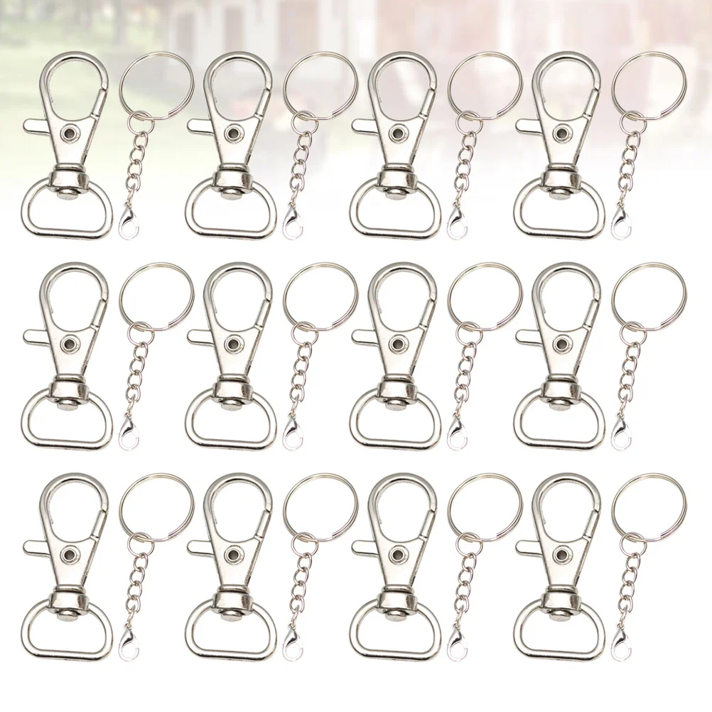 40Pcs Key Ring Buckle Snap Hooks Lobster Clasp Keychains Accessories Multifunction Zinc Alloy Clasps for Outdoor Tools and Gifts
40Pcs Key Ring Buckle Snap Hooks Lobster Clasp Keychains Accessories Multifunction Zinc Alloy Clasps for Outdoor Tools and Gifts