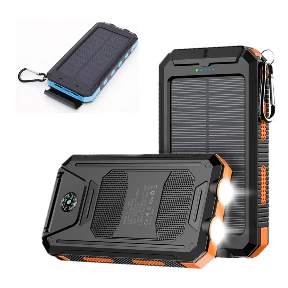 20W Solar Power Bank 20000mAh - Wide Temp Range (-10°C~60°C) Portable Charger with Smart IC for Phones Tablets Camping Gear
20W Solar Power Bank 20000mAh - Wide Temp Range (-10°C~60°C) Portable Charger with Smart IC for Phones Tablets Camping Gear