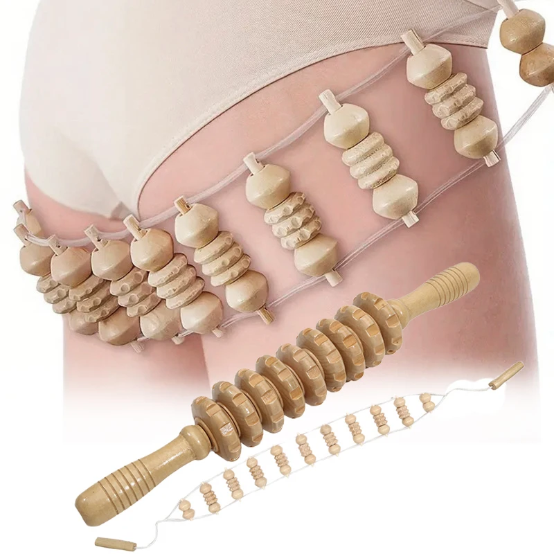 Wood Back Massage Roller Rope, Wood Therapy Cellulite Massage Tools, Self Massage Tools for Neck Leg Back Pain Relief Body Care
Wood Back Massage Roller Rope, Wood Therapy Cellulite Massage Tools, Self Massage Tools for Neck Leg Back Pain Relief Body Care