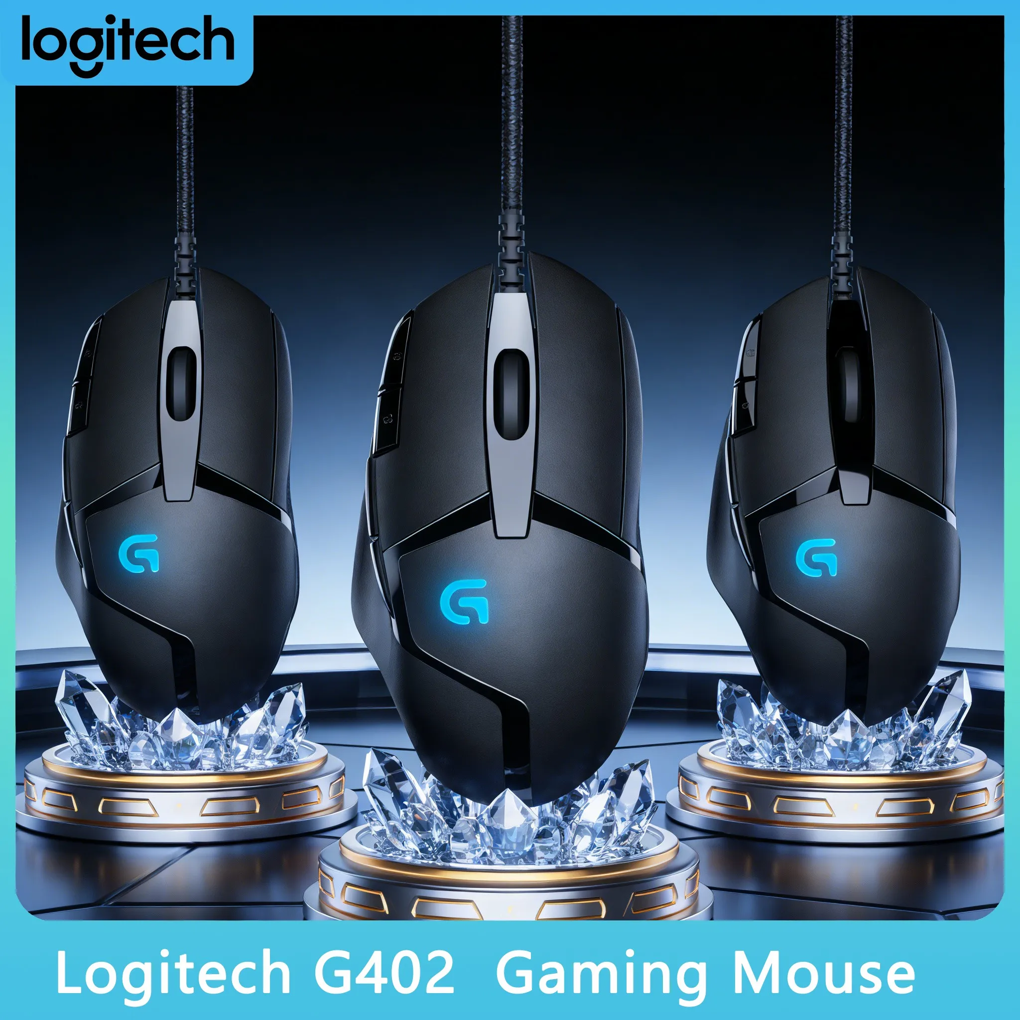 Logitech G402 8-Button Gaming Mouse High Speed Tracking for PC Laptop Gamer
Logitech G402 8-Button Gaming Mouse High Speed Tracking for PC Laptop Gamer