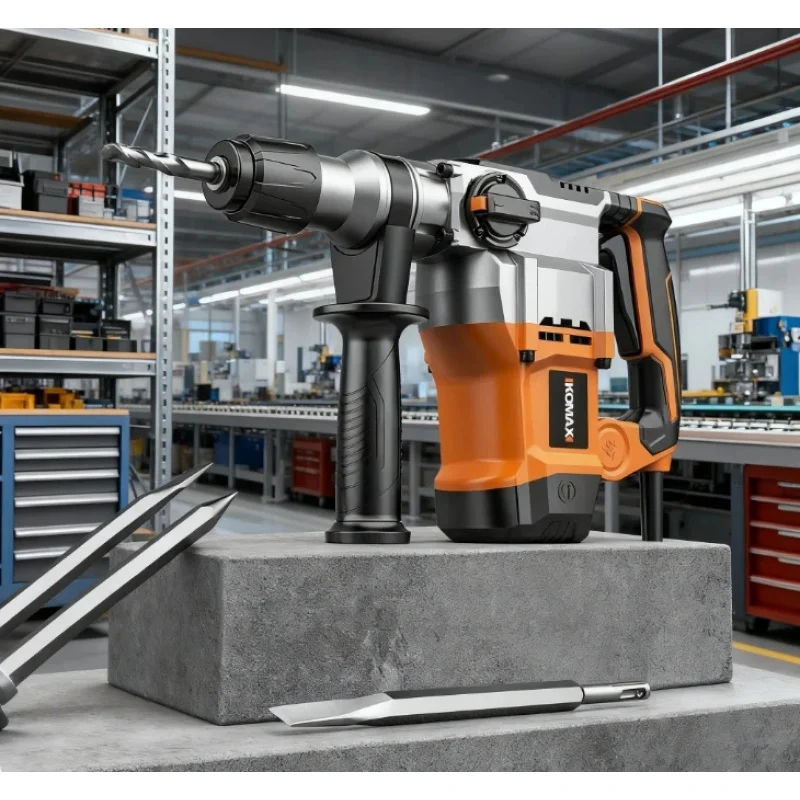 KOMAX Multifunctional , Pick, Drill/Industrial Grade High-Power Electric Hammer
KOMAX Multifunctional , Pick, Drill/Industrial Grade High-Power Electric Hammer