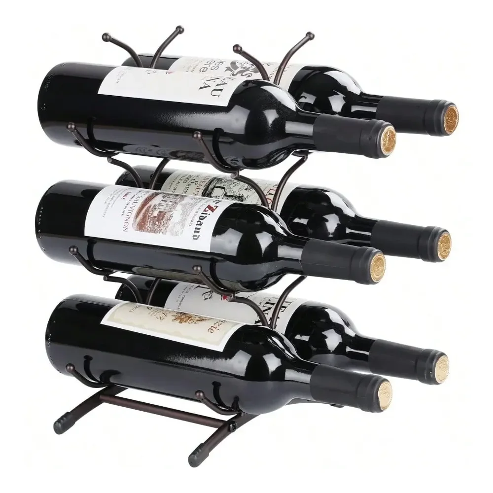6Bottle Countertop Wine Rack Freestanding Metal Wine Storage Stand Small Tabletop Wine Holder For Pantry Bar Or Cabinet Fits Bo
6Bottle Countertop Wine Rack Freestanding Metal Wine Storage Stand Small Tabletop Wine Holder For Pantry Bar Or Cabinet Fits Bo