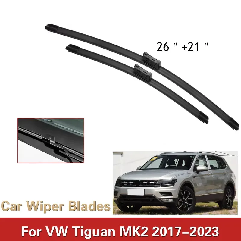 For VW Volkswagen Tiguan MK2 2017-2023 26"+21"Front Wiper Blades Brushes Cutter Accessories 2017 2018 2019 2020
For VW Volkswagen Tiguan MK2 2017-2023 26"+21"Front Wiper Blades Brushes Cutter Accessories 2017 2018 2019 2020