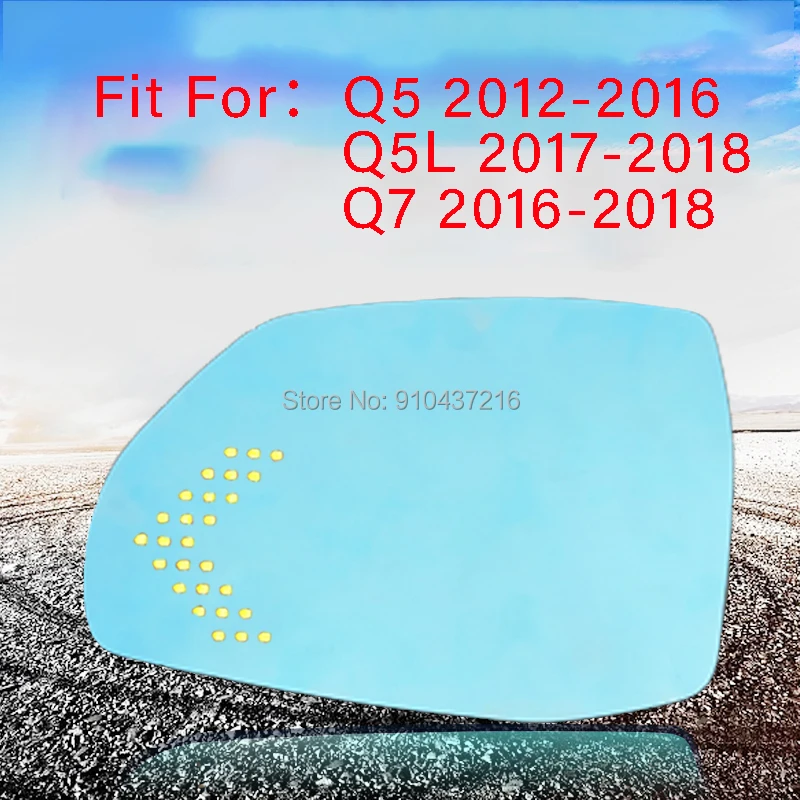 For AUDI Q5 Q7 2012-2018 Heating Blue Lens Large Vision Rearview Mirror Wide Angle Blue Glass Anti-Glare Turn Single Lamp
For AUDI Q5 Q7 2012-2018 Heating Blue Lens Large Vision Rearview Mirror Wide Angle Blue Glass Anti-Glare Turn Single Lamp
