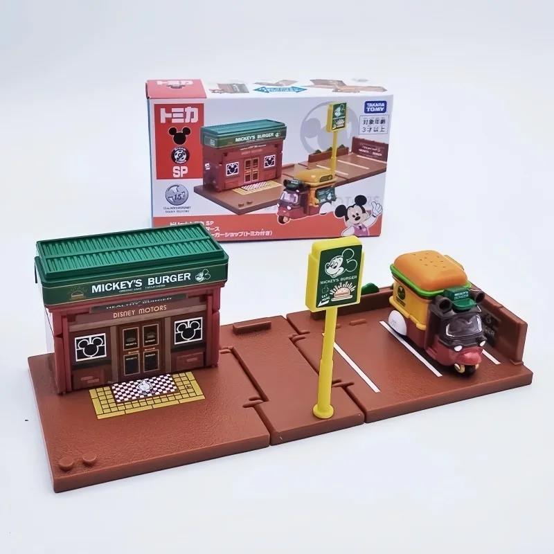 TOMY Disney Alloy Car Track Scene Set Toy Mickey's Burger Shop 913610 Play Vehicles Models Non-Radio Controlled Cars
TOMY Disney Alloy Car Track Scene Set Toy Mickey's Burger Shop 913610 Play Vehicles Models Non-Radio Controlled Cars