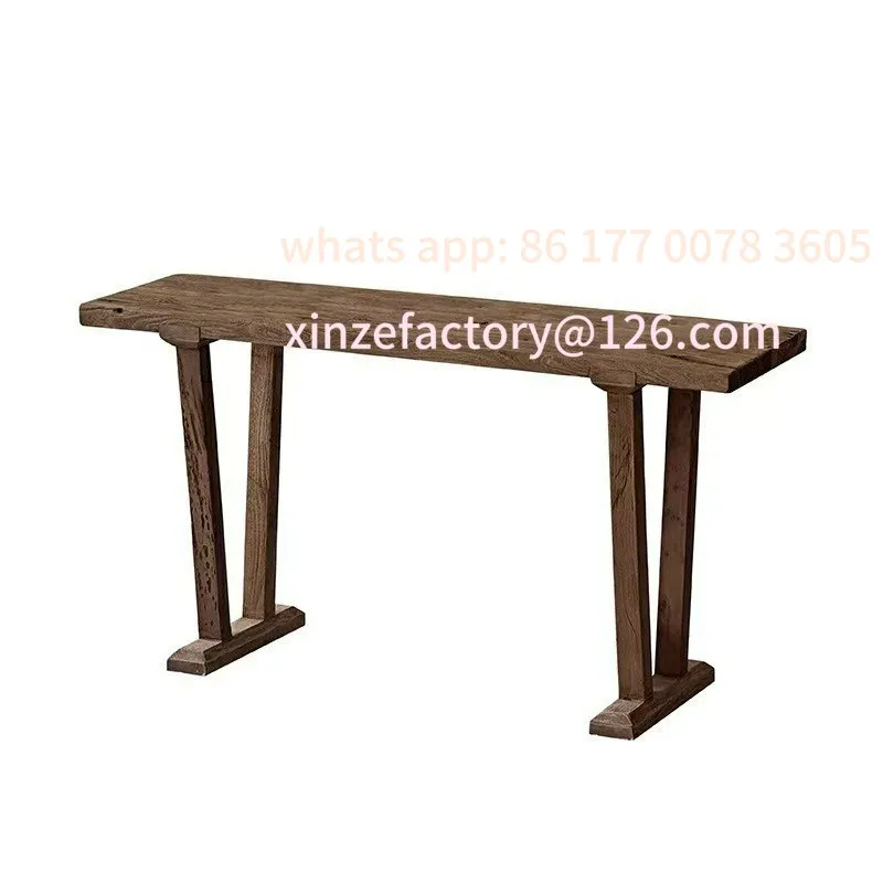 Customizable Wabi-sabi wind old elm offering table Zen Chinese ancient style strip case solid wood strip table
Customizable Wabi-sabi wind old elm offering table Zen Chinese ancient style strip case solid wood strip table