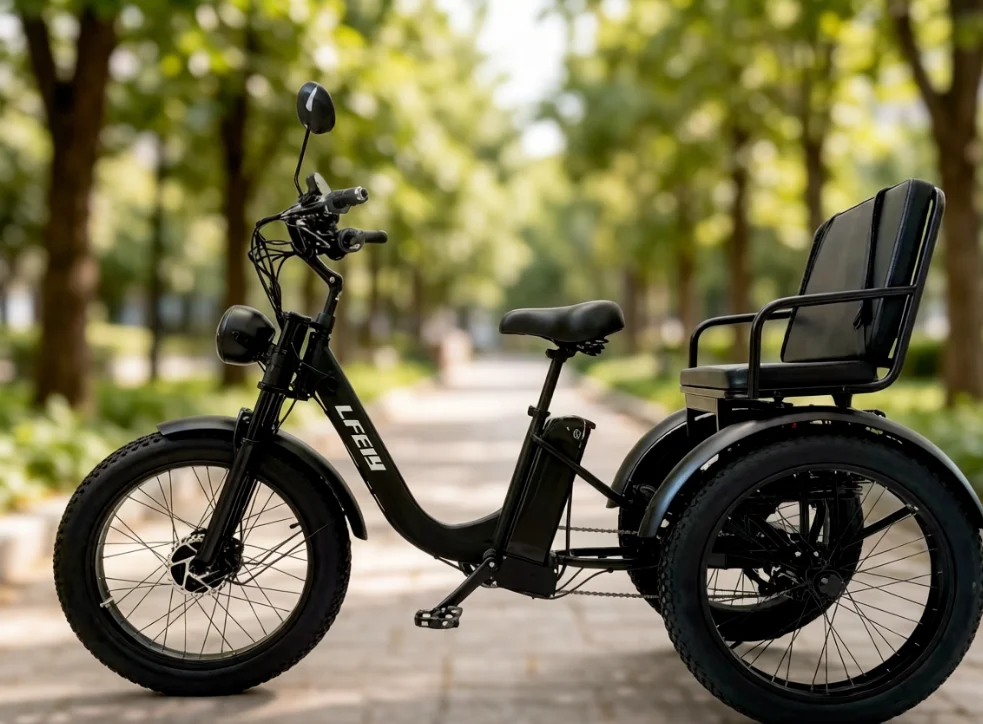 Snow Land Universal Electric Tricycle, 24-inch Seat Design Wide Tire Pedal Tricycle
Snow Land Universal Electric Tricycle, 24-inch Seat Design Wide Tire Pedal Tricycle