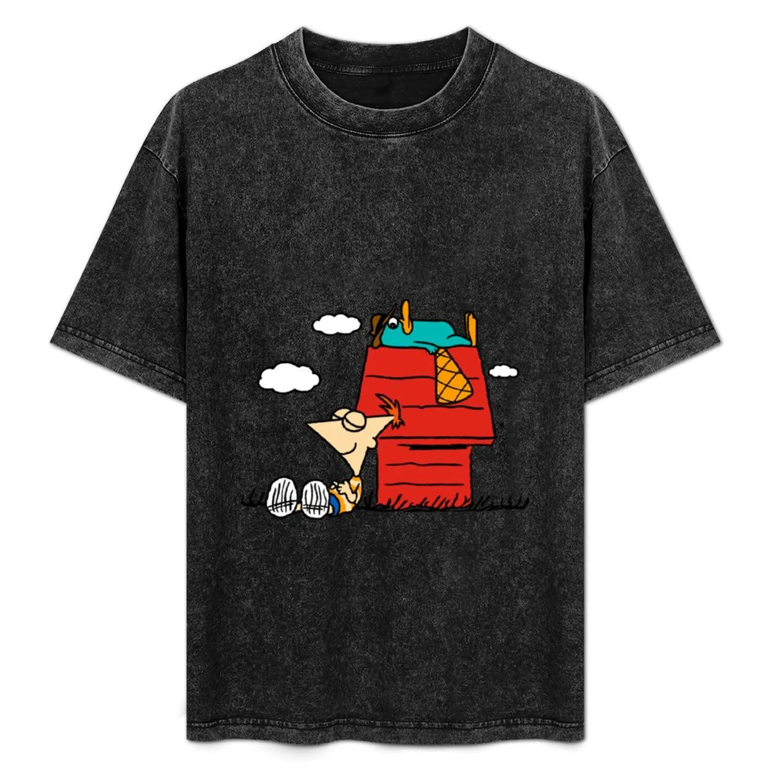 Snoophi! T-Shirt Simple Solid Color Crew Neck Tee
Snoophi! T-Shirt Simple Solid Color Crew Neck Tee