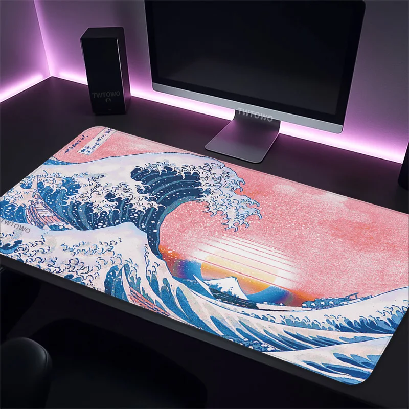 Mouse Pad Gamer Japanese Art Great Waves printon demand Computer Mousepad XXL Non-Slip Natural Rubber Office PC Table Mat
Mouse Pad Gamer Japanese Art Great Waves printon demand Computer Mousepad XXL Non-Slip Natural Rubber Office PC Table Mat