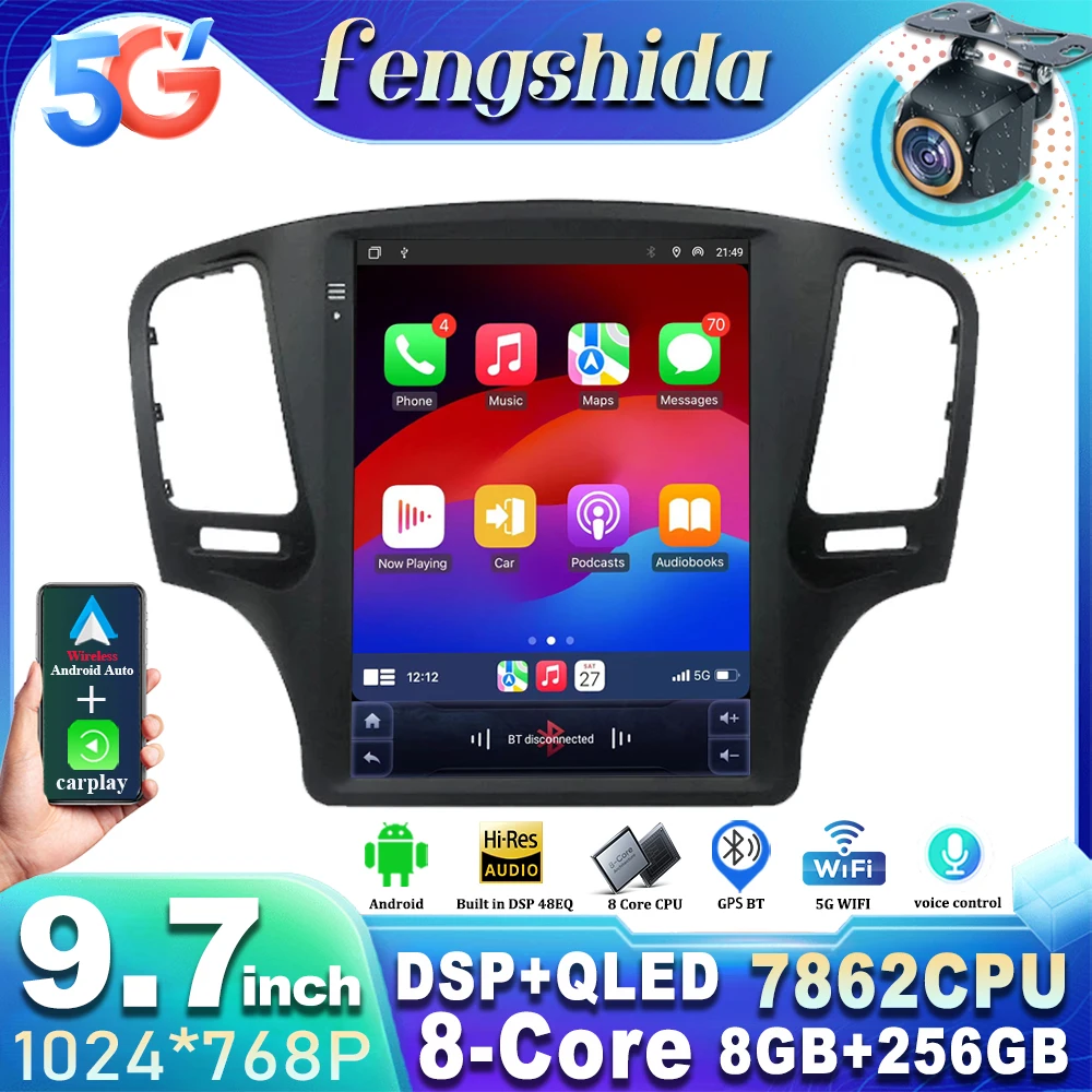 Для Roewe MG 350 2010-2016 Для Tesla Экран 9,7 дюйма Автомобильный радиоприемник 5G WIFI BT Android 14 Навигационный мультимедийный плеер Carplay QLED
Для Roewe MG 350 2010-2016 Для Tesla Экран 9,7 дюйма Автомобильный радиоприемник 5G WIFI BT Android 14 Навигационный мультимедийный плеер Carplay QLED