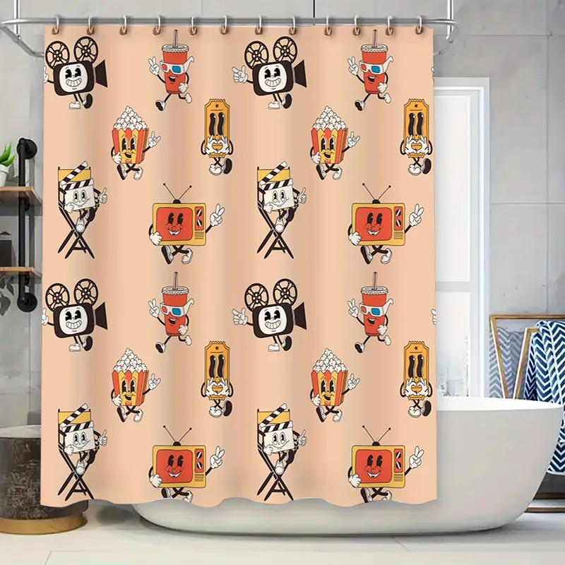 Винтажная ночная занавеска для душа с мультяшным фильмом 180x240 см, водонепроницаемая ткань, домашний декор, предмет для ванной комнаты
Винтажная ночная занавеска для душа с мультяшным фильмом 180x240 см, водонепроницаемая ткань, домашний декор, предмет для ванной комнаты