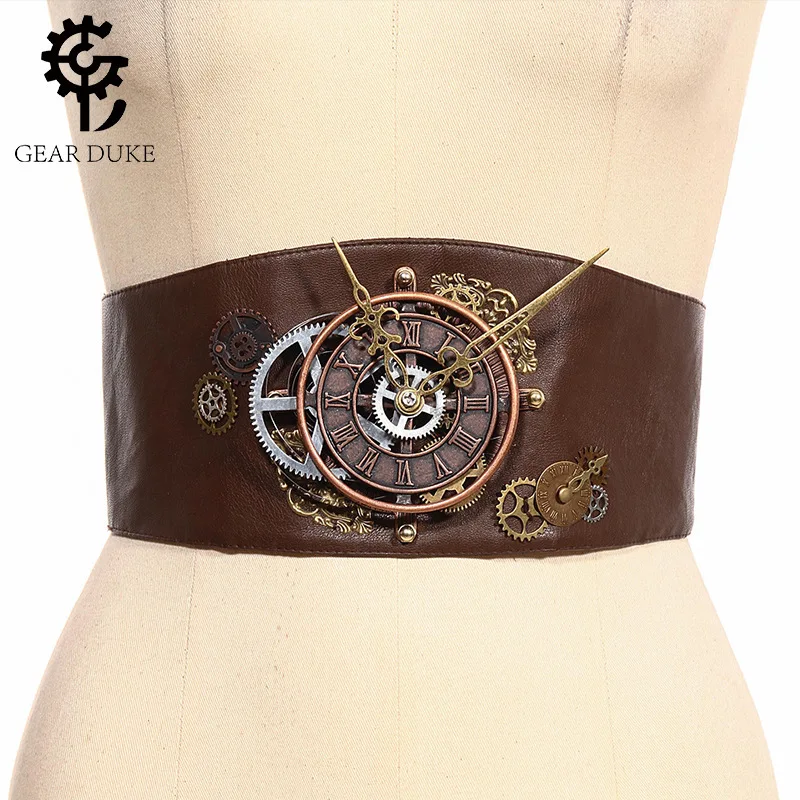 WW Steampunk Women's Decoration PU Waist Seal Women Elastic Wide Belt Court Vintage Tunic
WW Steampunk Women's Decoration PU Waist Seal Women Elastic Wide Belt Court Vintage Tunic