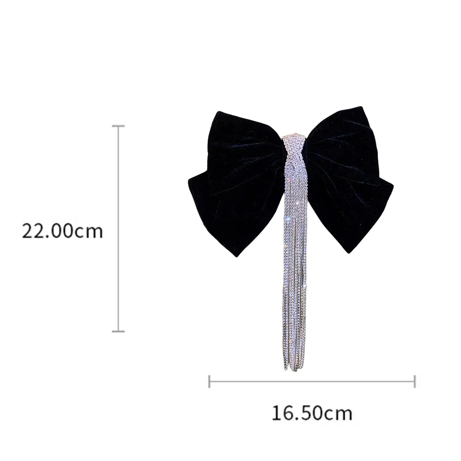 Ladies Bow Tassel Hair Clip Glittering Hair Accessories Bowknot for Wedding
Ladies Bow Tassel Hair Clip Glittering Hair Accessories Bowknot for Wedding