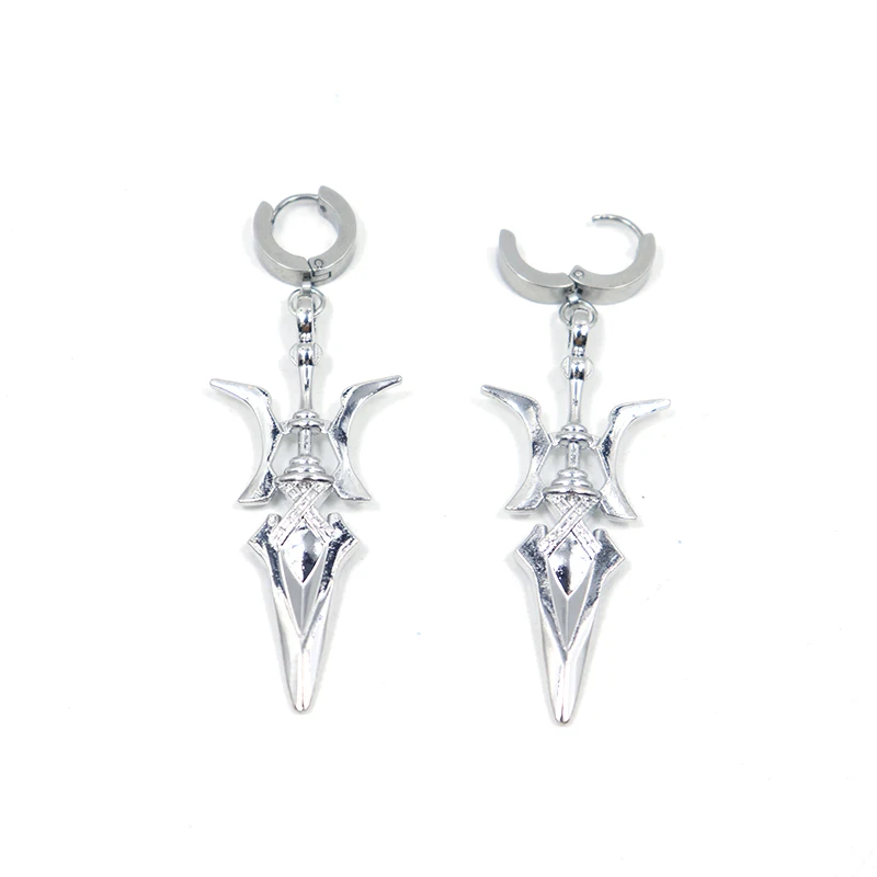 Punk Jewelry Earrings Cosplay Jewelry Drop Earring Halberd Hoop Earrings Women Girl Man Boys Goth Accessories
Punk Jewelry Earrings Cosplay Jewelry Drop Earring Halberd Hoop Earrings Women Girl Man Boys Goth Accessories