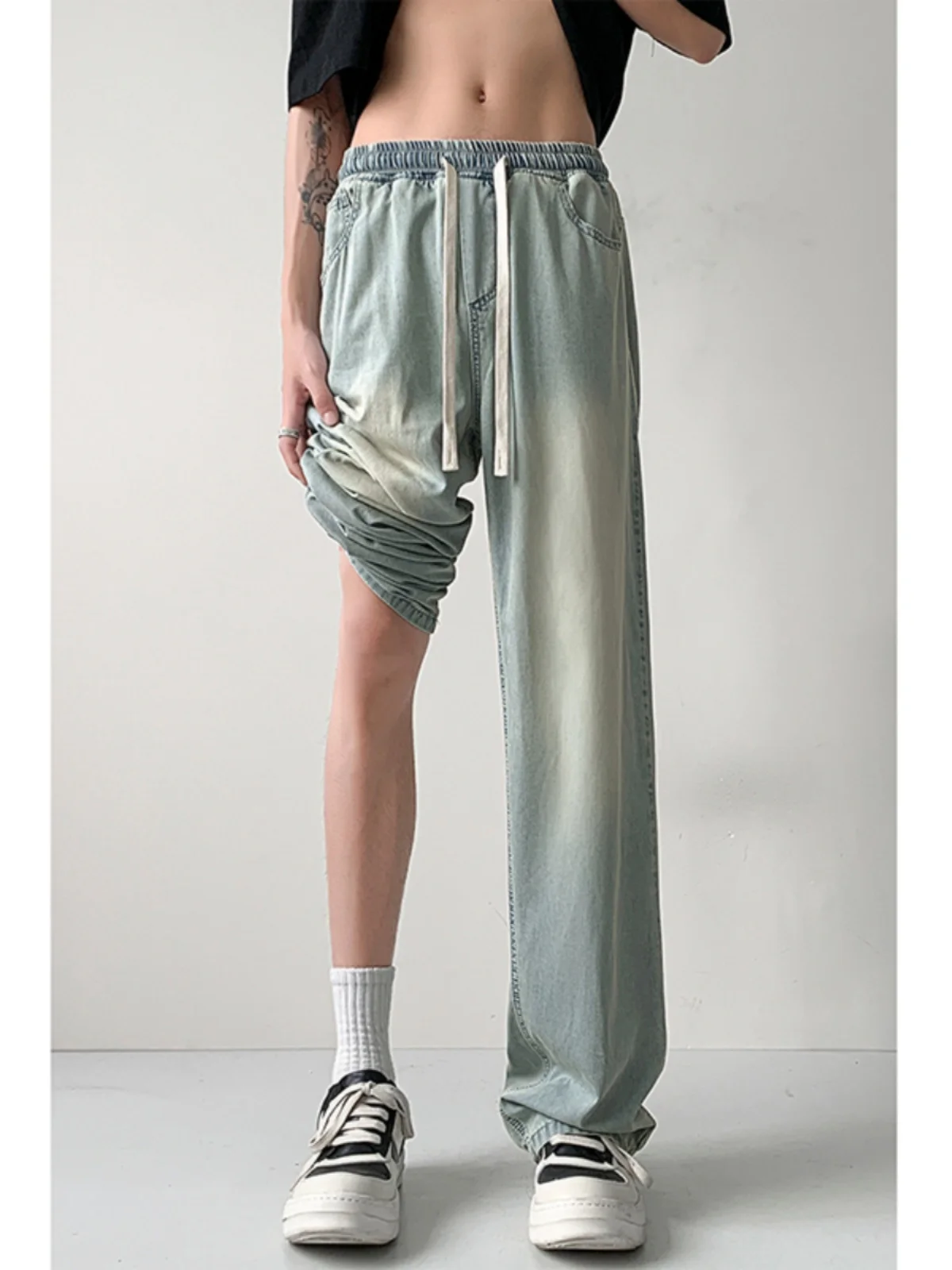 Wide Leg Jeans Men Summer Thin Cleanfit American High Street Cool Drapey Loose Fit Straight Leg Jeans Youth Trendy
Wide Leg Jeans Men Summer Thin Cleanfit American High Street Cool Drapey Loose Fit Straight Leg Jeans Youth Trendy