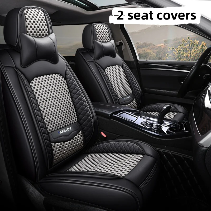 (Comfort Edition) Front Double Seat, Paired with 2 Soft Headrests, Luxurious Ice Silk Full-Cover Car Seat Cover, Universal Fit, Delicate Texture, Comfortable to Sit On, Suitable for All Seasons, Fits the Seat Well, Non-Slip and Won'T Shift, Exquisite and
(Comfort Edition) Front Double Seat, Paired with 2 Soft Headrests, Luxurious Ice Silk Full-Cover Car Seat Cover, Universal Fit, Delicate Texture, Comfortable to Sit On, Suitable for All Seasons, Fits the Seat Well, Non-Slip and Won'T Shift, Exquisite and