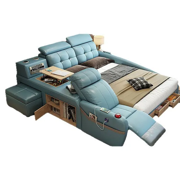 Double leather bed Bluetooth speaker Master bedroom Queen Massage storage Horizontal wedding Modern smart
Double leather bed Bluetooth speaker Master bedroom Queen Massage storage Horizontal wedding Modern smart