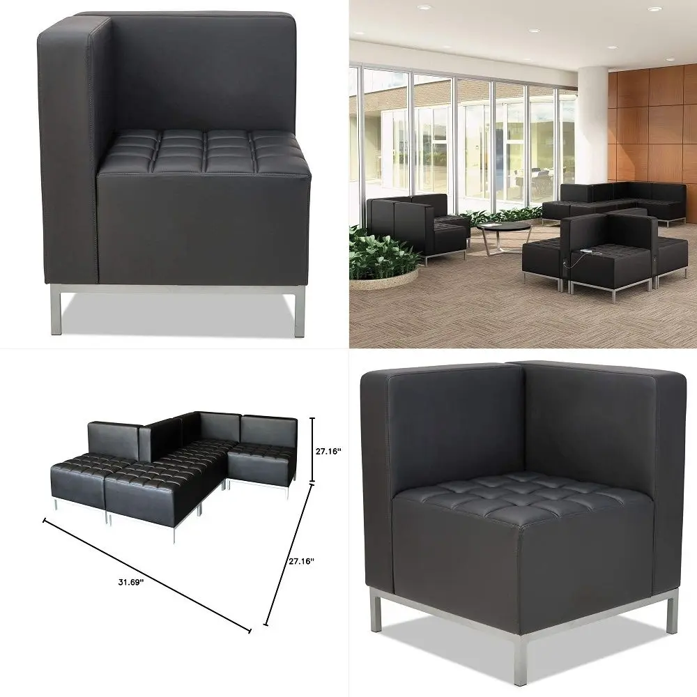 Furniture Gallant Faux Leather Sofa in Gray
Furniture Gallant Faux Leather Sofa in Gray