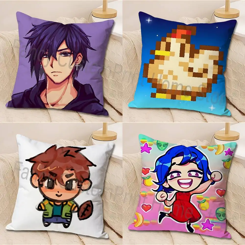 Farmer S-Stardew V-Valley Various Sizes Square Pillow Case For Car Home Bedchamber Decor Custom Valentine gift
Farmer S-Stardew V-Valley Various Sizes Square Pillow Case For Car Home Bedchamber Decor Custom Valentine gift