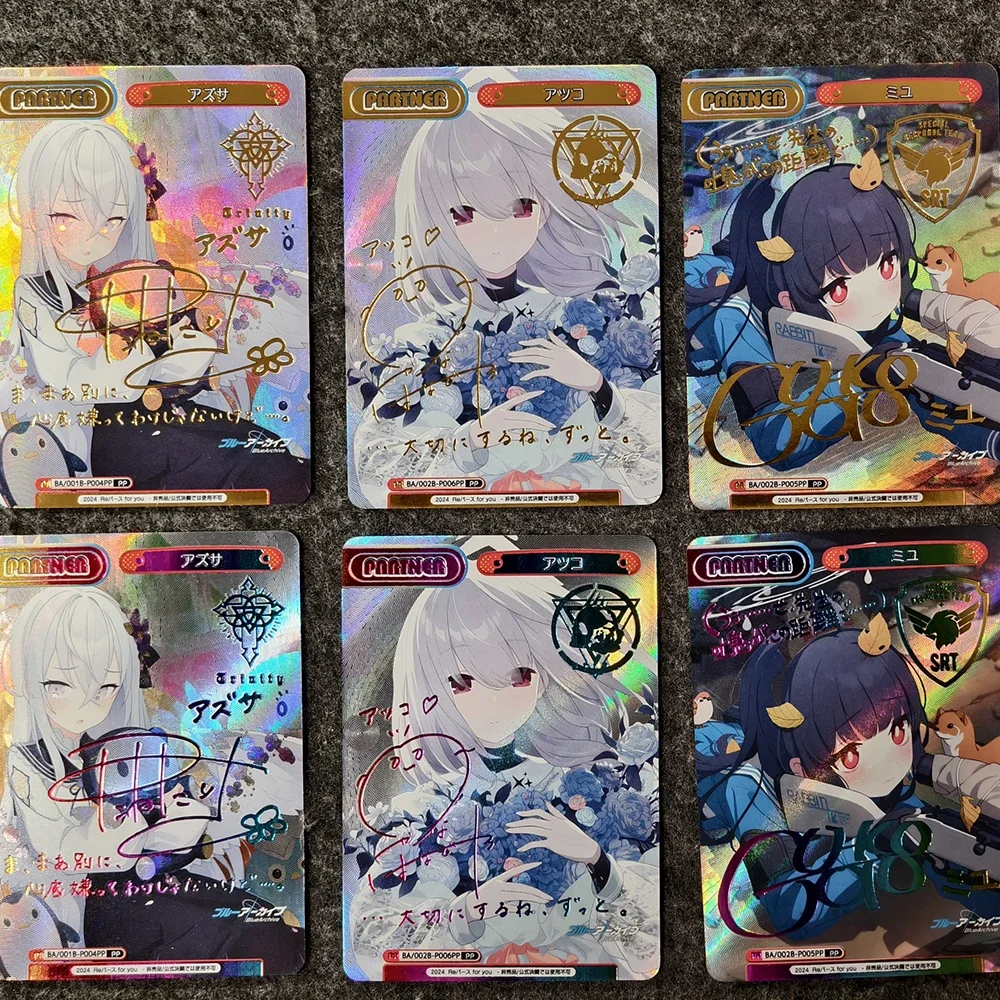 BLBU WS Card Anime Blue Archive DIY Game Collectible Cards Gold Signature Color Flash Card The Animation WS Hoshino Toy
BLBU WS Card Anime Blue Archive DIY Game Collectible Cards Gold Signature Color Flash Card The Animation WS Hoshino Toy