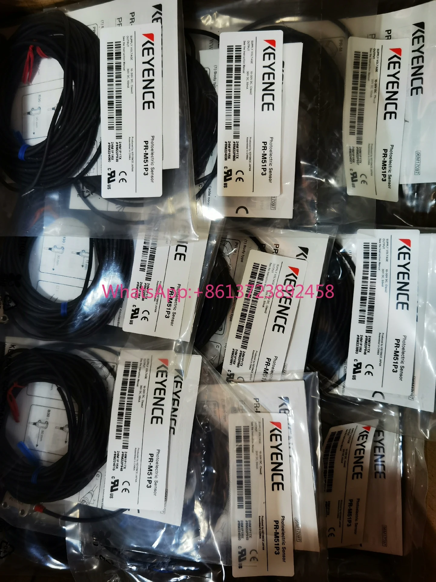 KEYENCE PR-M51P3 built-in photoelectric switch, brand new and original
KEYENCE PR-M51P3 built-in photoelectric switch, brand new and original