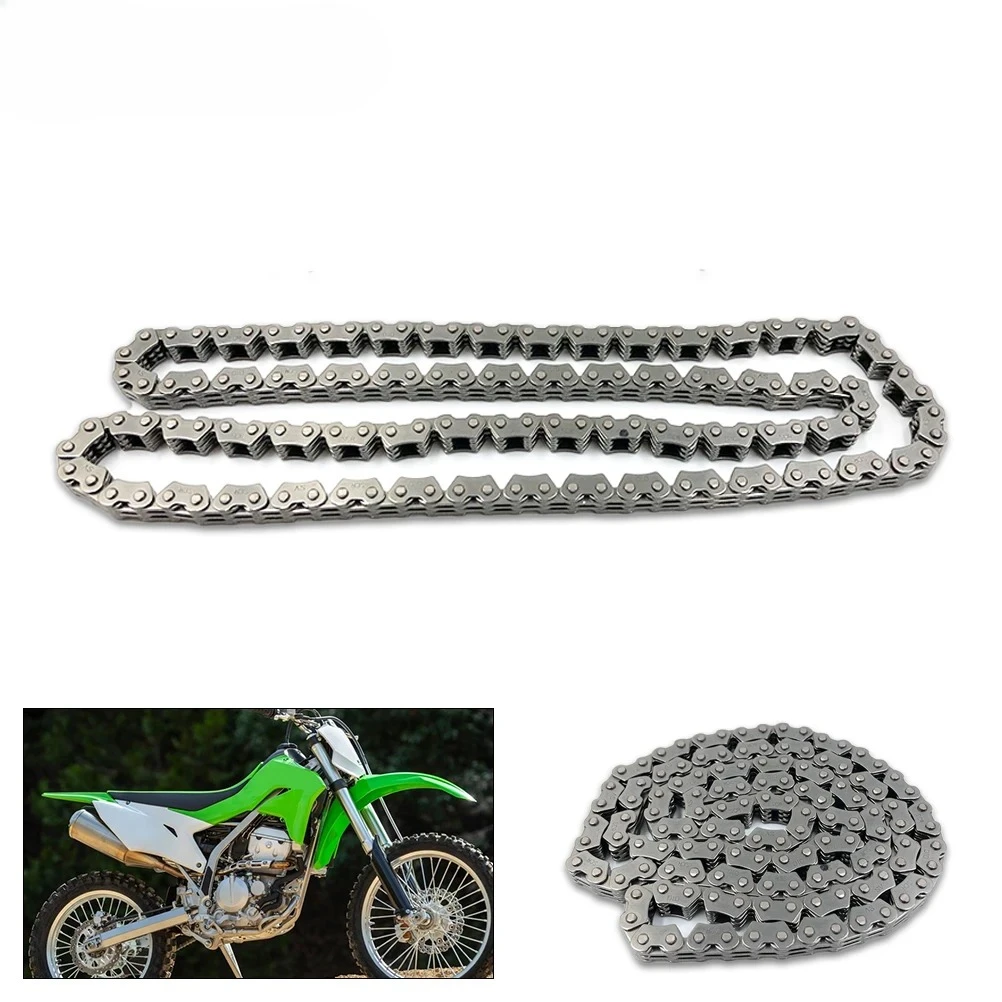 For KAWASAKI LONCIN VOGE Motorcycle Engine Camshaft 128L Cam Timing Chain KLX250 KLX300 YF300 LX300GS-B 300R 300GY 300DS Bikes
For KAWASAKI LONCIN VOGE Motorcycle Engine Camshaft 128L Cam Timing Chain KLX250 KLX300 YF300 LX300GS-B 300R 300GY 300DS Bikes