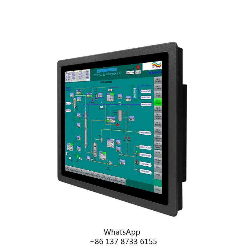 KINGONE 19 Inch Embedded Waterproof Capacitive Resistive Touch Screen Panel Pc Industrial Computer For Machine