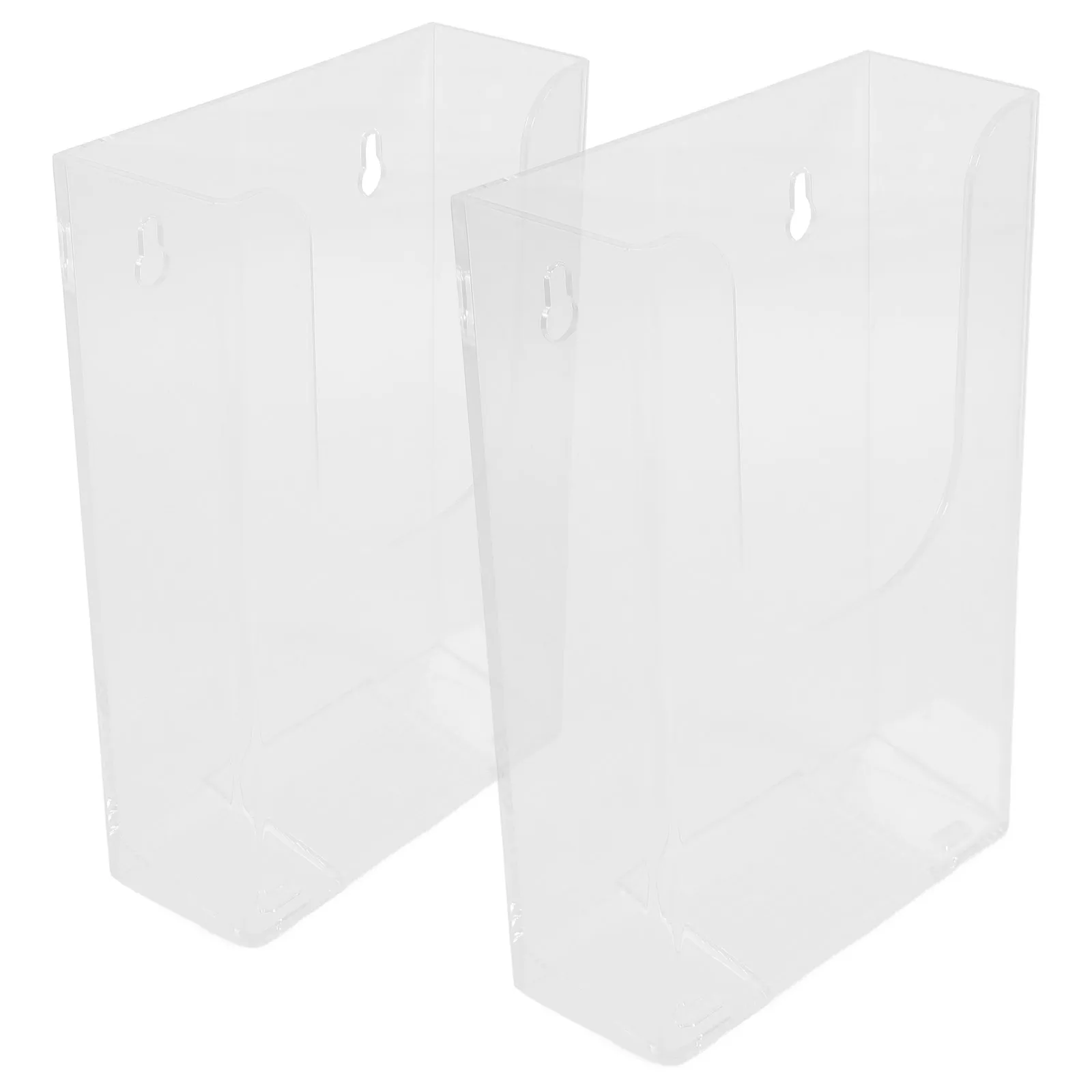 2pcs Files Rack Clear Document Holder Magazine Transparent Acrylic Flyer Display Stand Wall Mount Brochure Storage Organizer No 
2pcs Files Rack Clear Document Holder Magazine Transparent Acrylic Flyer Display Stand Wall Mount Brochure Storage Organizer No